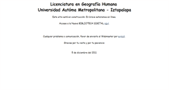 Desktop Screenshot of geografiahumana-uami.org